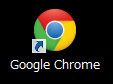 Google chromeを起動する。